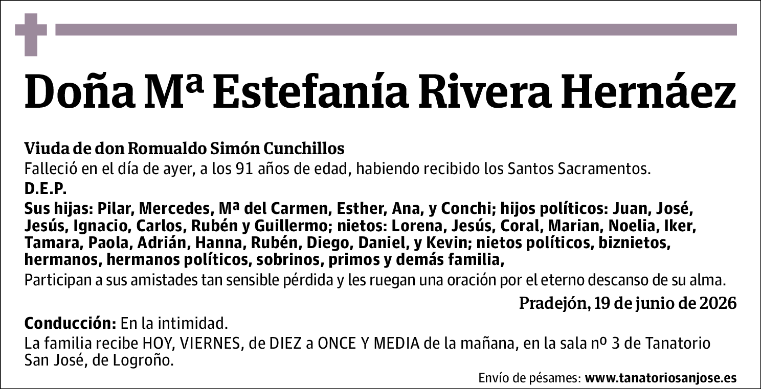 Mª Estefanía Rivera Hernáez