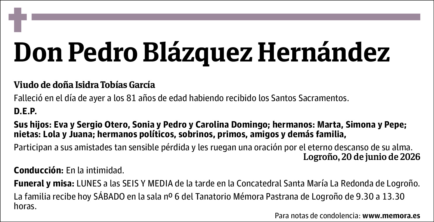 Pedro Blázquez Hernández
