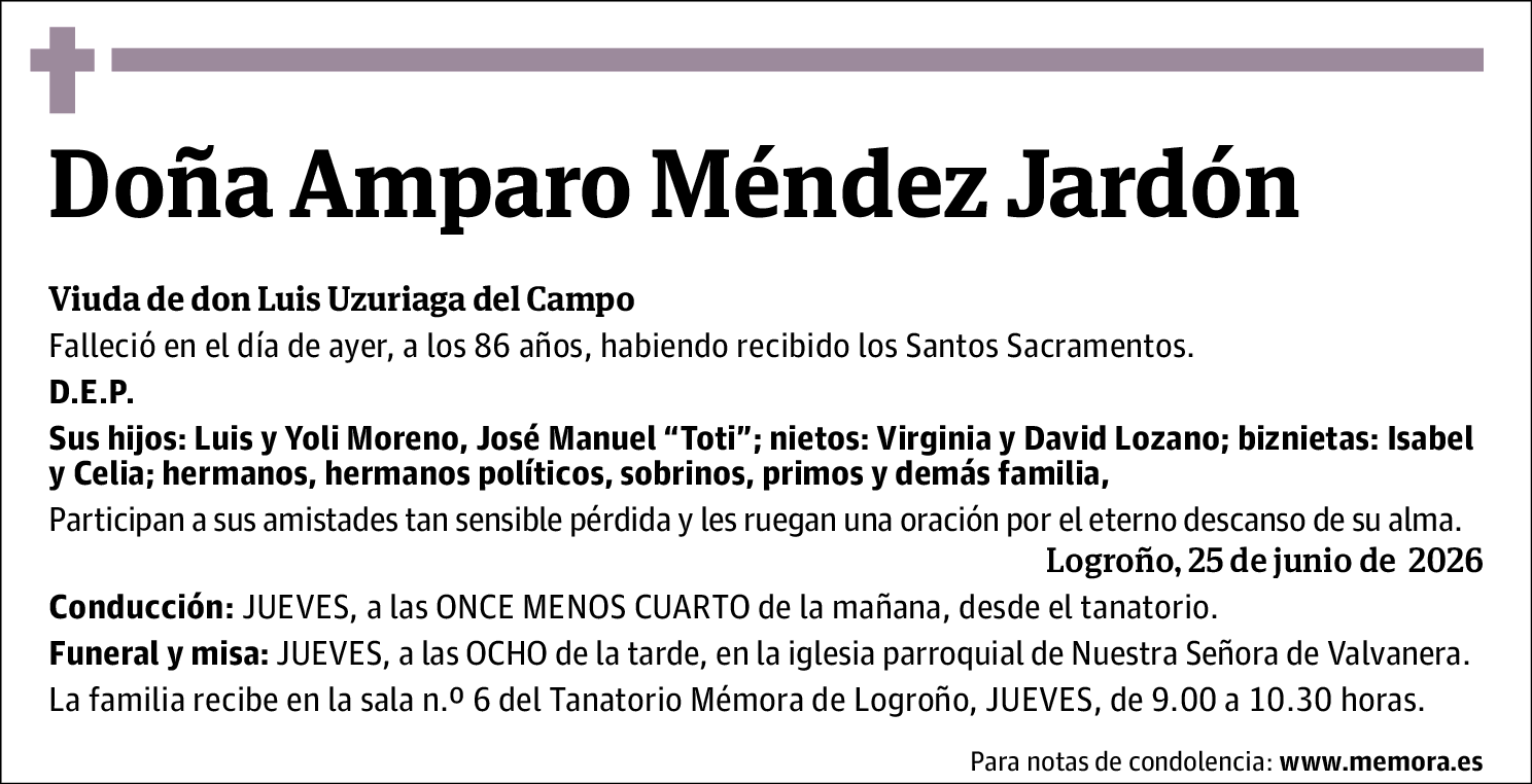 Amparo Mendez Jardon