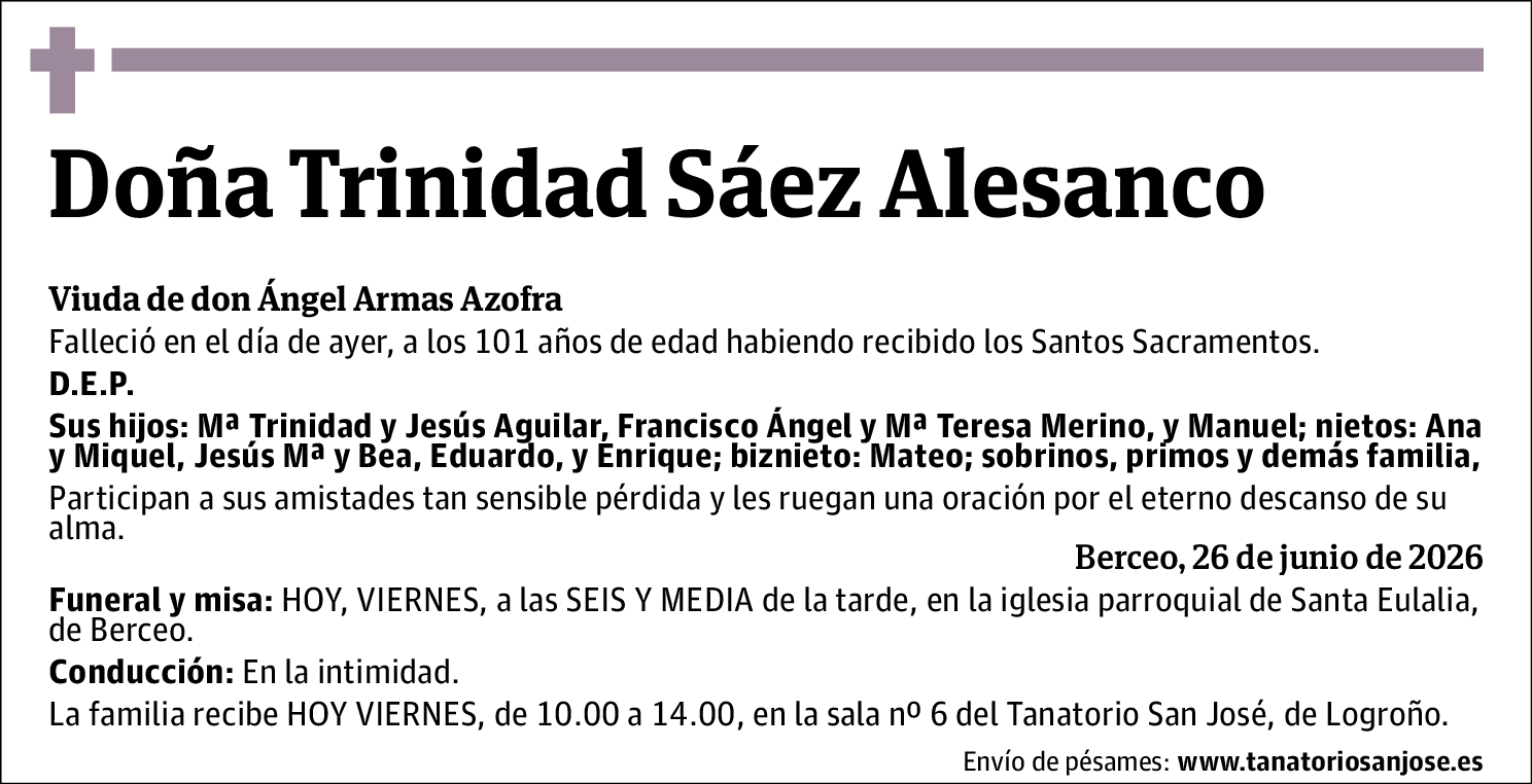 Trinidad Sáez Alesanco