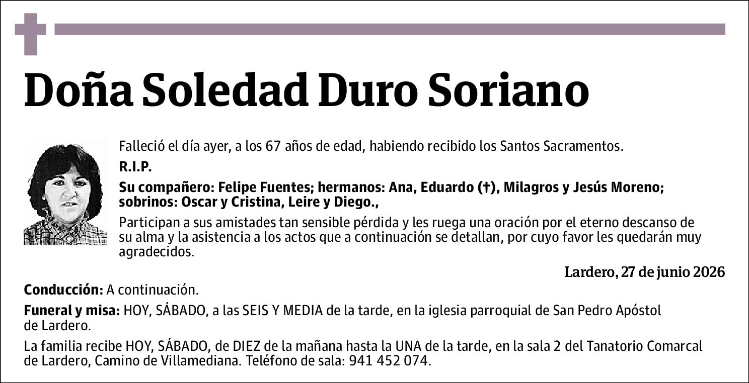 Soledad Duro Soriano