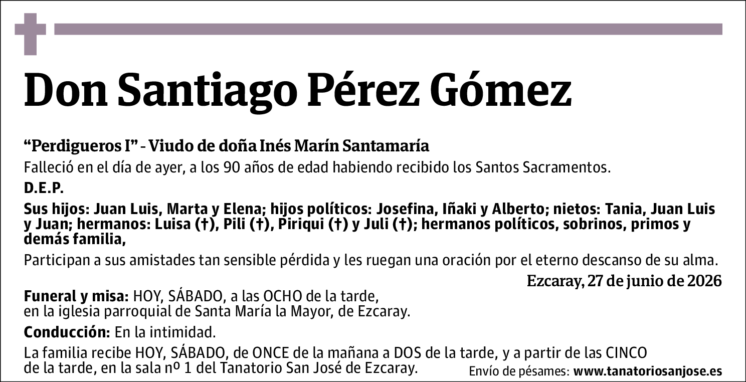 Santiago Pérez Gómez