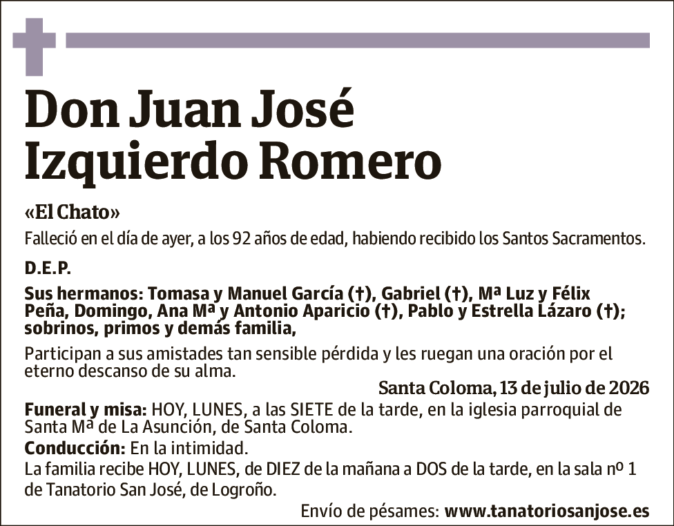 Juan José Izquierdo Romero