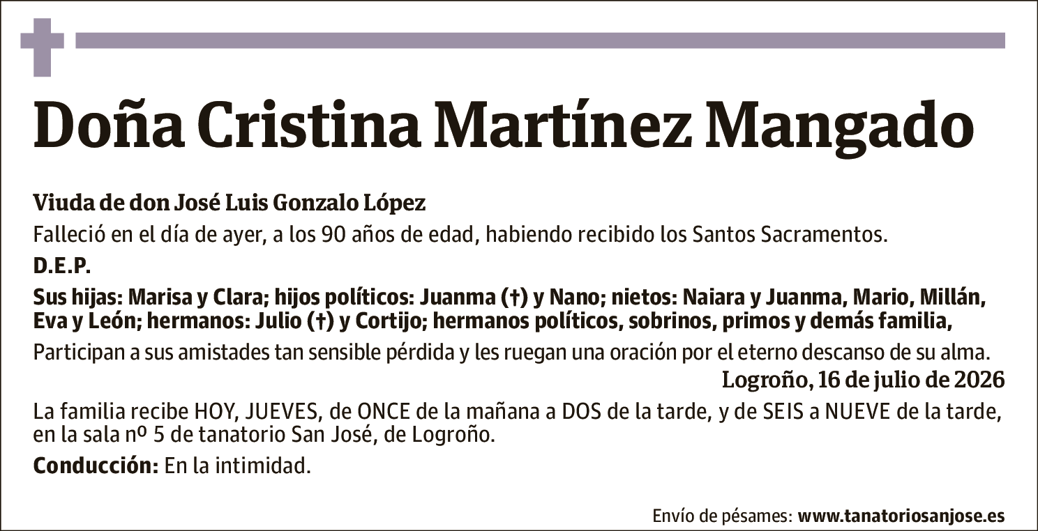 Cristina Martínez Mangado