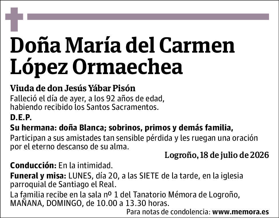 María del Carmen López Ormaechea