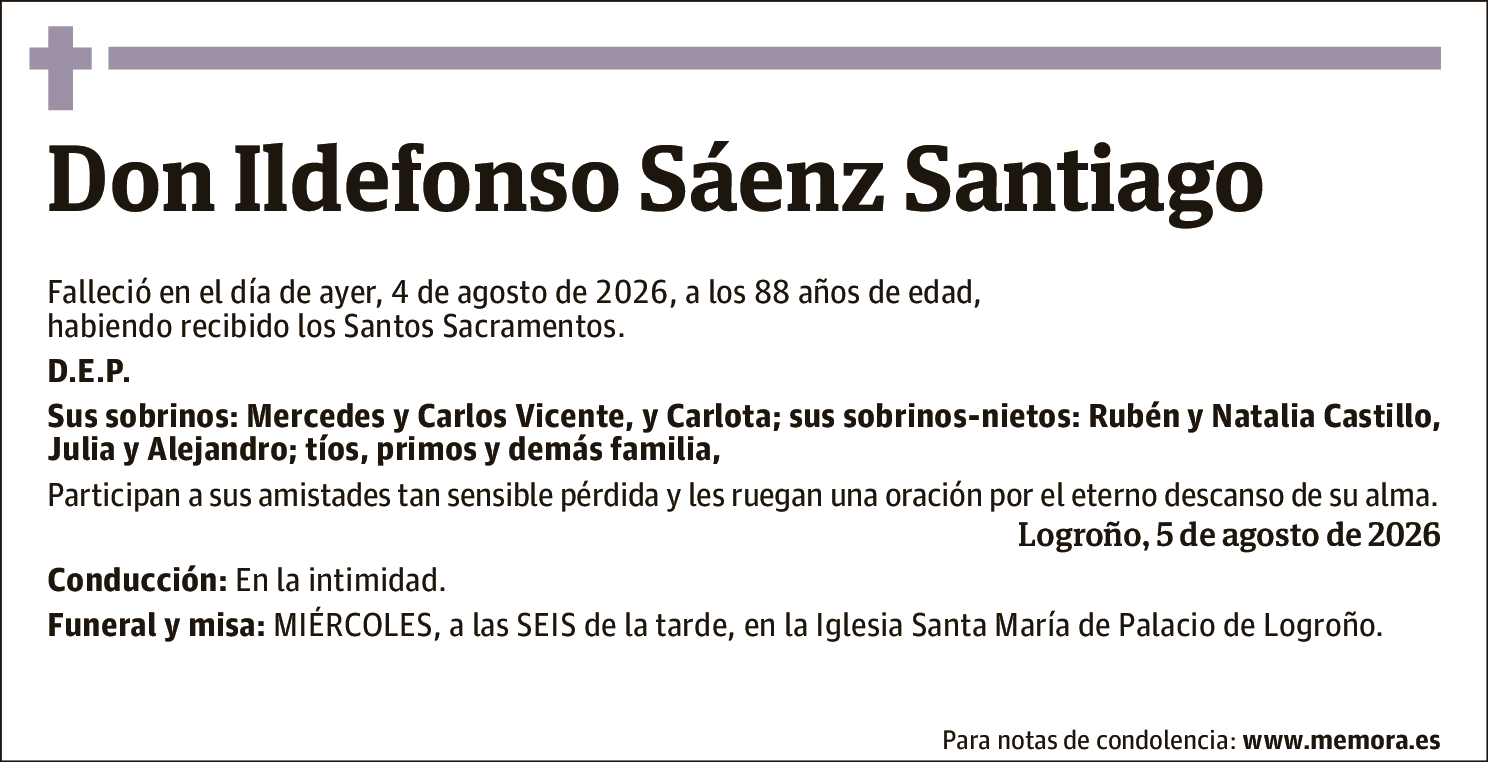 Ildefonso Saenz Santiago