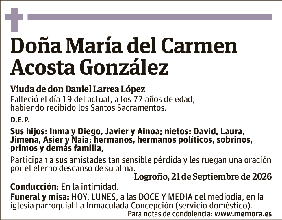 María del Carmen Acosta González