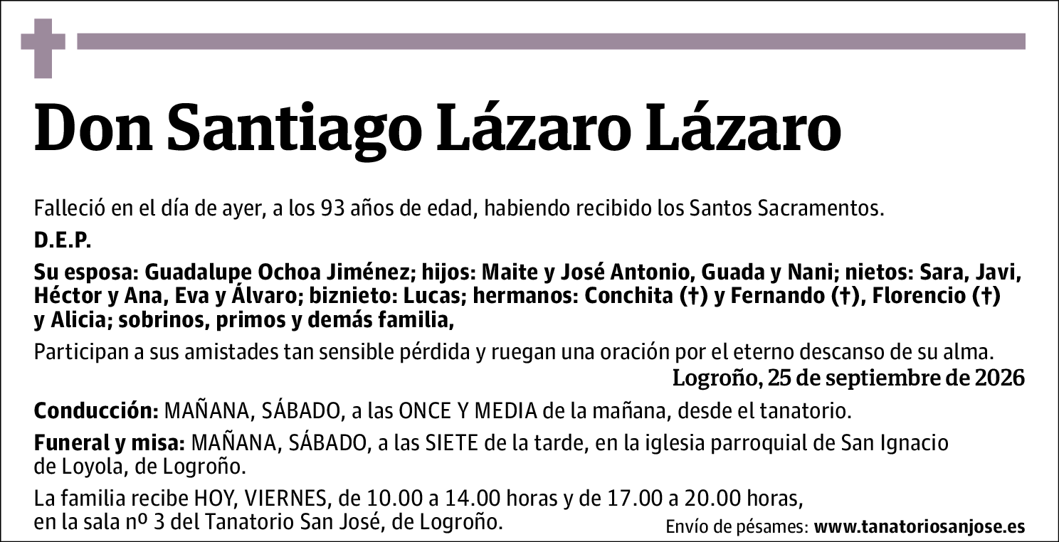 Santiago Lázaro Lázaro