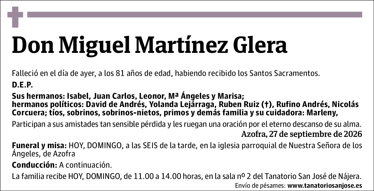 Miguel Martínez Glera