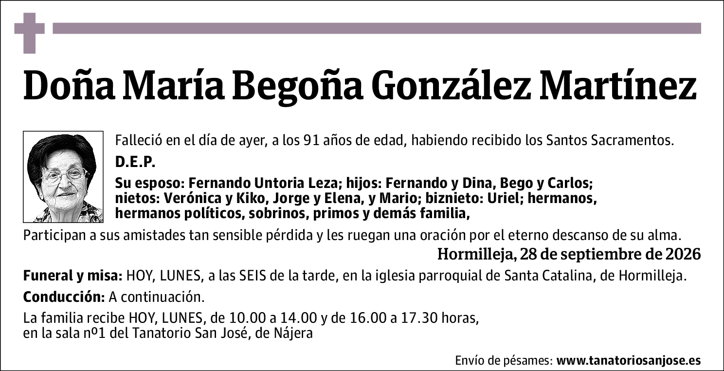 María Begoña González Martínez