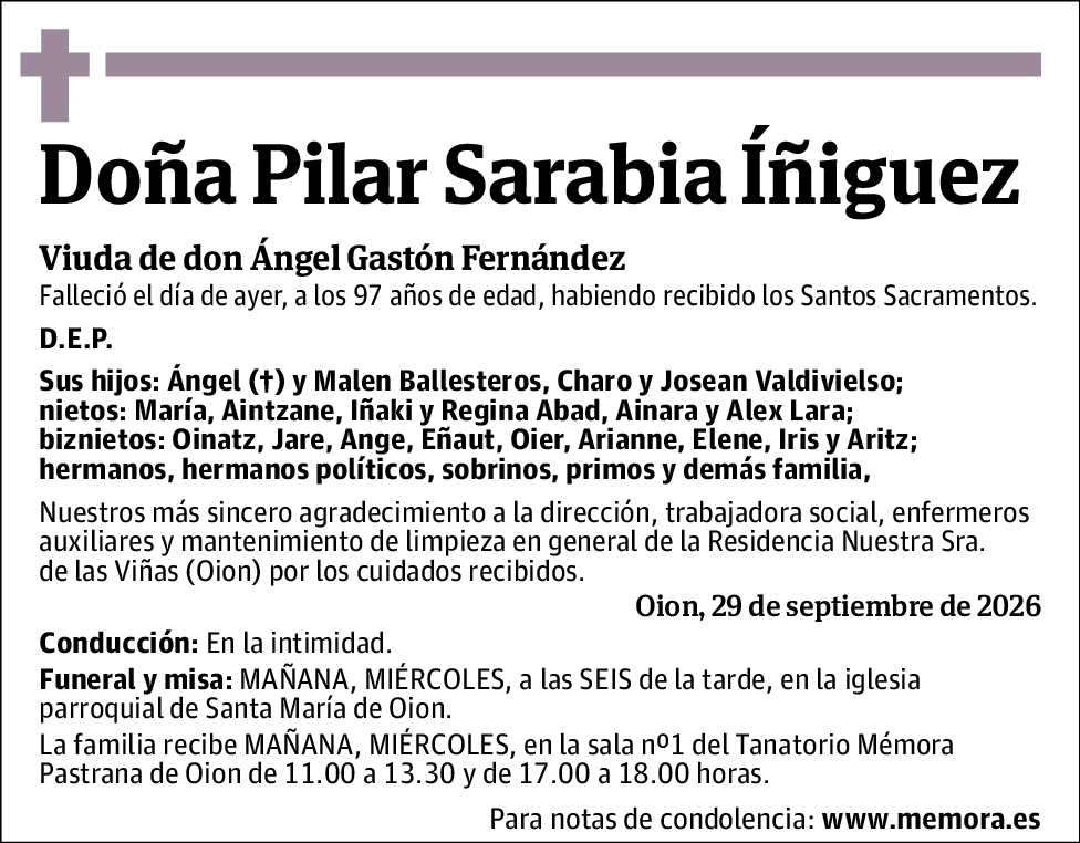 Pilar Sarabia Íñiguez