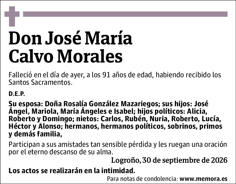 José María Calvo Morales