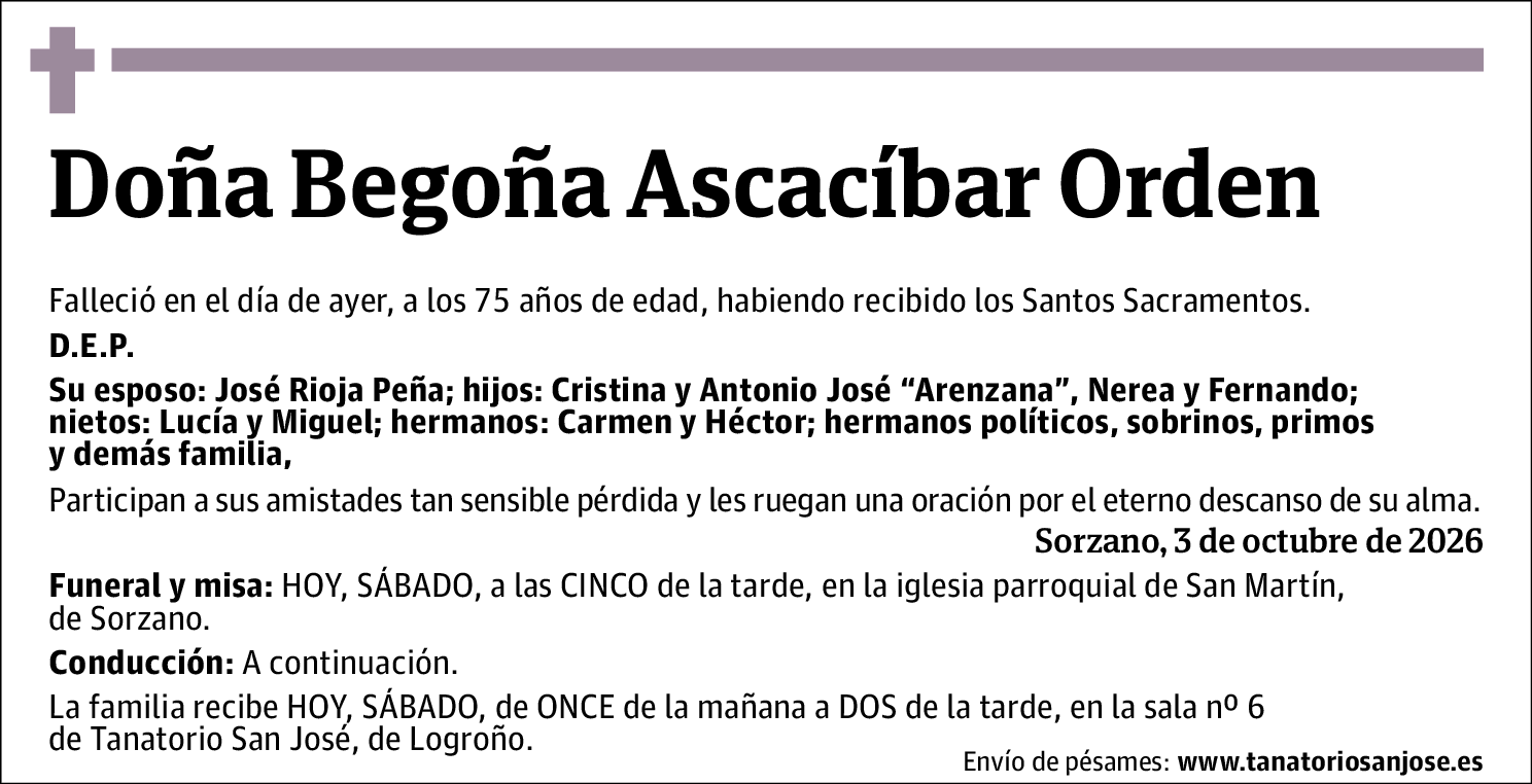 Begoña Ascacíbar Orden