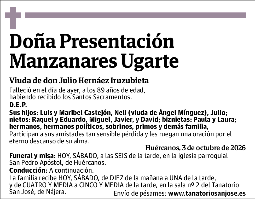 Presentación Manzanares Ugarte
