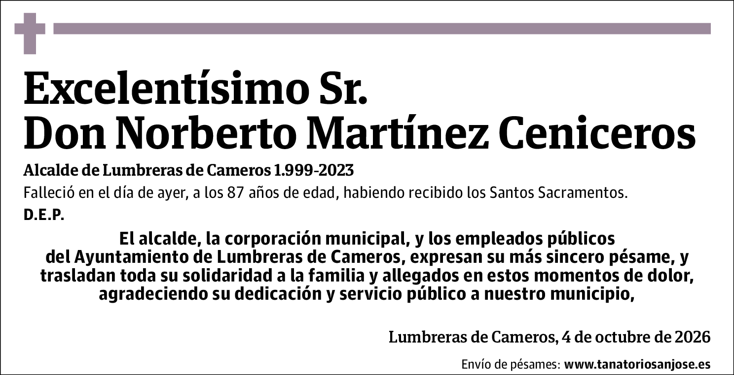 Norberto Martínez Ceniceros