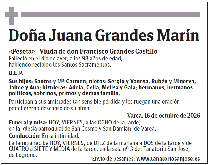Juana Grandes Marín