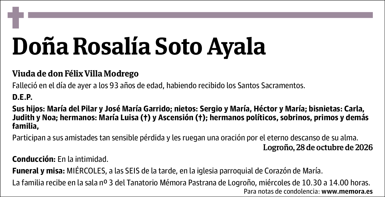 Rosalía Soto Ayala