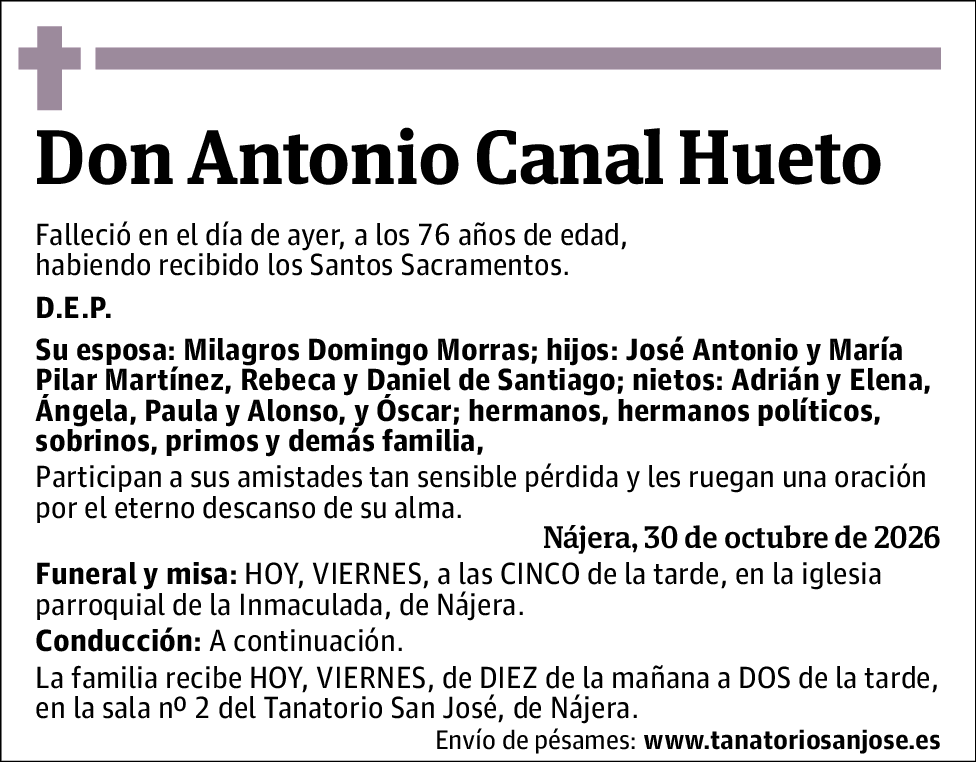 Antonio Canal Hueto