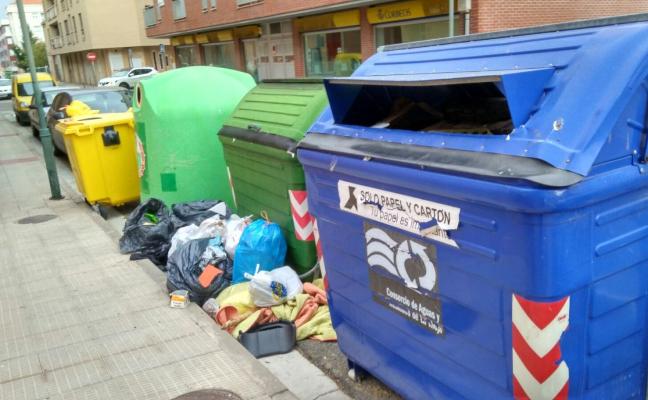 La Guindilla: imagen de los contenedores en Lardero