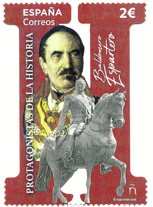 Sello conmemorativo en homenaje al príncipe de Vergara