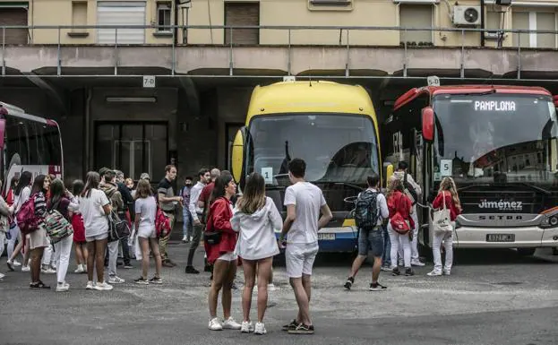 El regreso de los sanfermines al calendario festivo en 2022 movilizó a miles de riojanos. / JUSTO RODRÍGUEZ